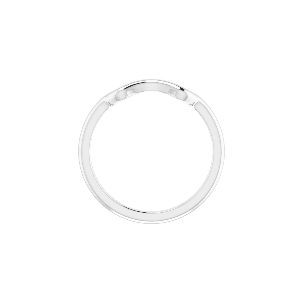 Square V-Prong Side-Stone Peg Shank or Band