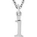Lowercase Initial Necklace or Charm/Pendant