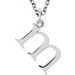 Lowercase Initial Necklace or Charm/Pendant