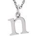 Lowercase Initial Necklace or Charm/Pendant