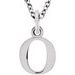 Lowercase Initial Necklace or Charm/Pendant