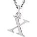 Lowercase Initial Necklace or Charm/Pendant
