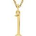Lowercase Initial Necklace or Charm/Pendant