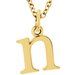 Lowercase Initial Necklace or Charm/Pendant