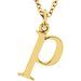 Lowercase Initial Necklace or Charm/Pendant