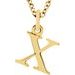 Lowercase Initial Necklace or Charm/Pendant