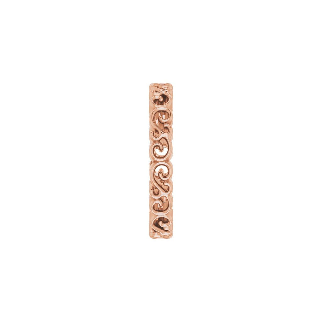 Open Scroll Pattern Band