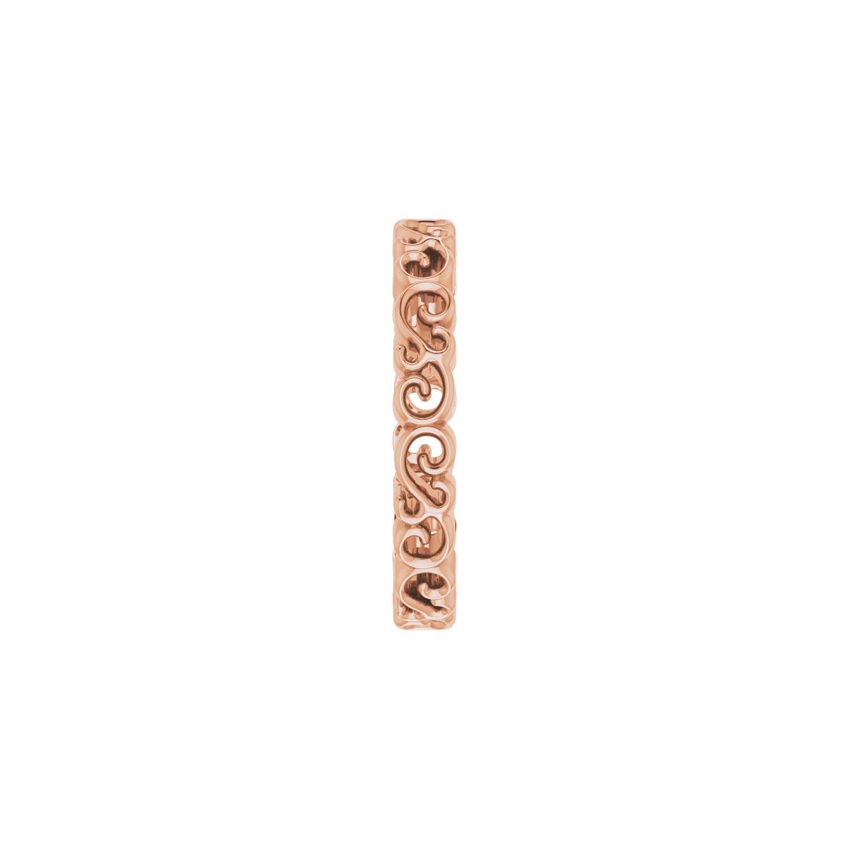 Open Scroll Pattern Band