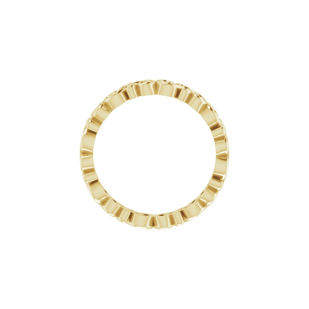 Open Scroll Pattern Band