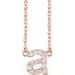 Lowercase Initial Necklace