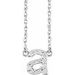 Lowercase Initial Necklace