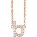 Lowercase Initial Necklace