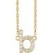 Lowercase Initial Necklace