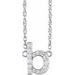Lowercase Initial Necklace