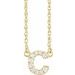 Lowercase Initial Necklace
