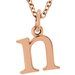 Lowercase Initial Necklace or Charm/Pendant