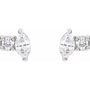 Accented Stud Earrings