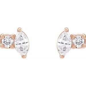 Accented Stud Earrings