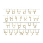 Lowercase Initial Necklace