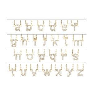 Lowercase Initial Necklace