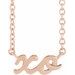 "XO" Necklace or Center