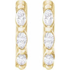 Marquise Hoop Earrings