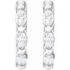 Marquise Hoop Earrings