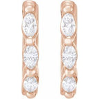 Marquise Hoop Earrings