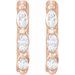 Marquise Hoop Earrings