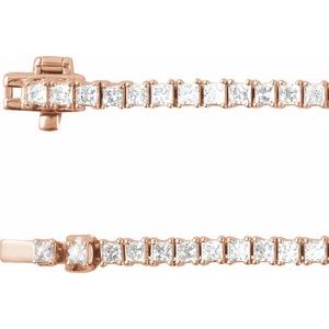 Lab-Grown Diamond Line Necklace