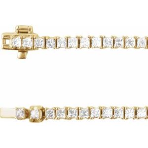 Lab-Grown Diamond Line Necklace