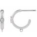 Marquise Hoop Earring Top