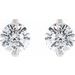 Round 2-Prong Stud Earrings