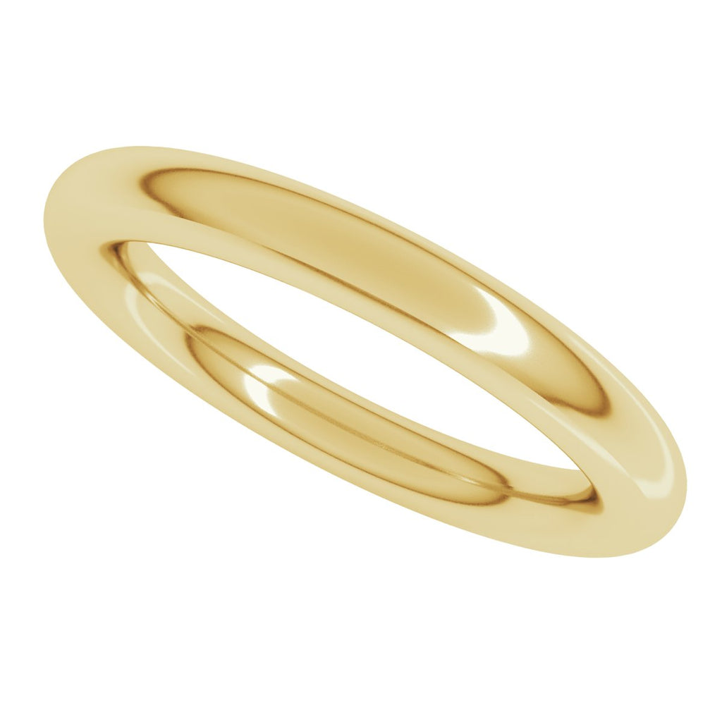 Comfort-Fit Full Round Band