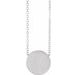 Engravable Disc Necklace or Pendant