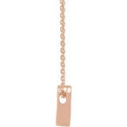 Engravable Disc Necklace or Pendant