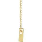 Engravable Disc Necklace or Pendant