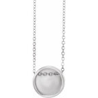 Engravable Disc Necklace or Pendant