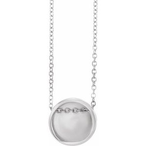 Engravable Disc Necklace or Pendant