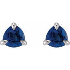 Trillion 3-Prong Claw Earrings