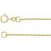 1 mm Twisted Wheat Chain