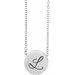 Engravable Disc Necklace or Pendant