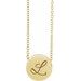 Engravable Disc Necklace or Pendant