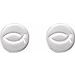Petite (Ichthus) Fish Earrings