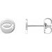 Petite (Ichthus) Fish Earrings