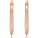 Click-In Lever Back Earring Top