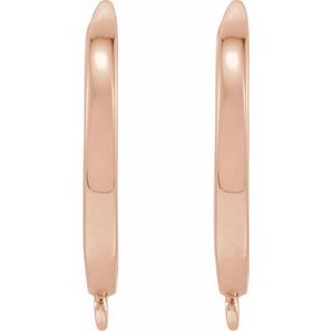 Click-In Lever Back Earring Top