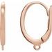 Click-In Lever Back Earring Top