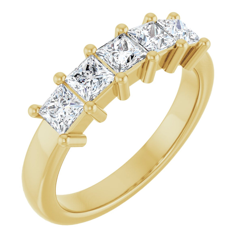 Five-Stone Anniversary Band
