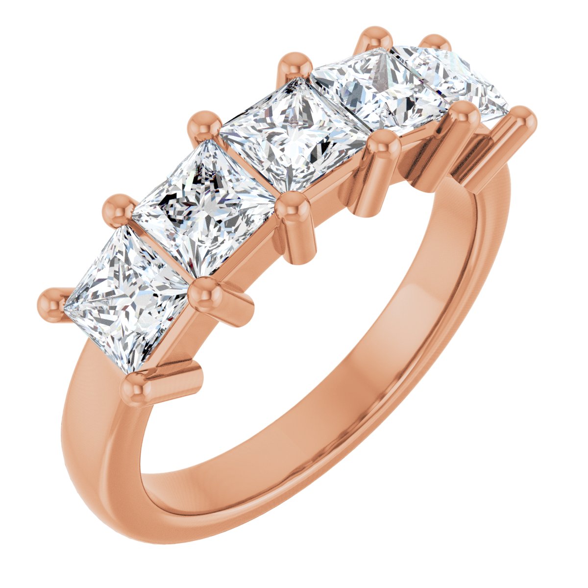 Five-Stone Anniversary Band